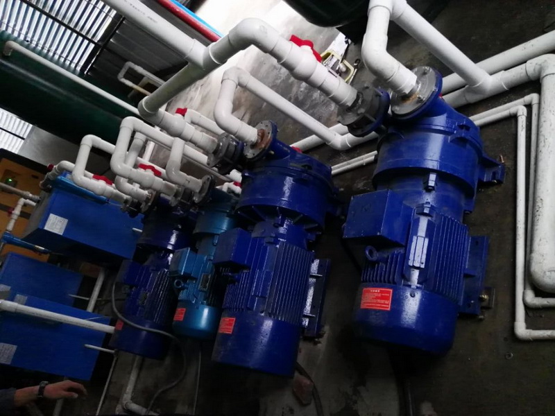2BVA5121水環真空泵客戶使用現場